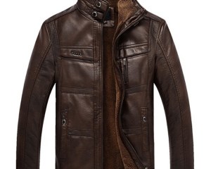 Winter Leather Jacket For Men