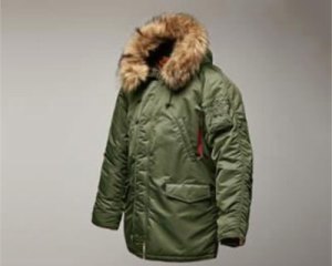 MGP Men's winter standard jacket classic n-3b parka for extreme cold weather waterproof removable faux fur around Hood