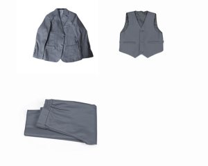 Nimble Spring Autumn Formal Boys Suits for Weddings Children Party Host Costume Wholesale Clothing 3Pcs/Set Blazer Vest Pants