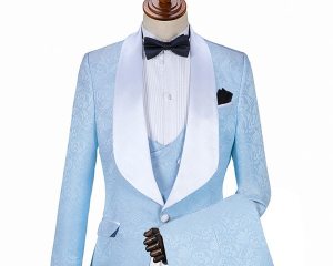Thorndike Different Colors One Button Groom Tuxedos Shawl Lapel Groomsmen Best Man Suits Mens Wedding Suits Three Pieces Suits