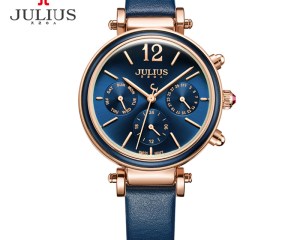 Julius Brand Creative Watches Women Fashion Chronos Quartz Watch Retro Vintage Montre Femme Auto Day Date Female Clock JA-958