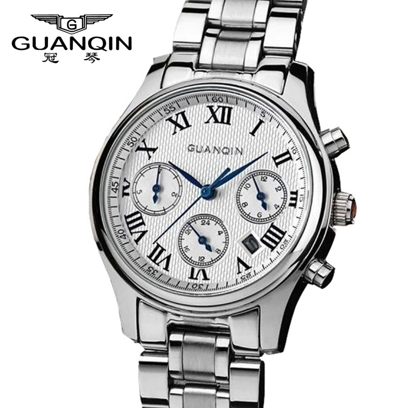 Luxury watches women quartz watch Original brand GUANQIN Waterproof Sapphire steel dress watches analog watch lady hours