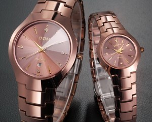 DOM Casual Quartz Watch Tungsten Steel Lovers Watch Men Brand Luxury Women Watch Waterproof Quartz Wristwatch Relojes Hombre