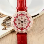GOOD LUCK Rotation Series Crystals Watches Women Blingbling Crystals Snowflake Party Dress Wrist watch Quartz 45MM Relojes W057