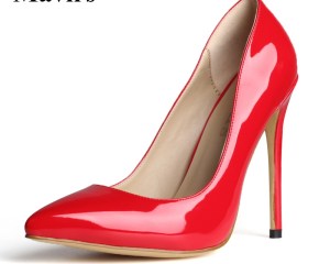2020 Spring Pointed Toe Denim Large Size Sexy High Heels Women Pumps Stiletto Wedding Shoes