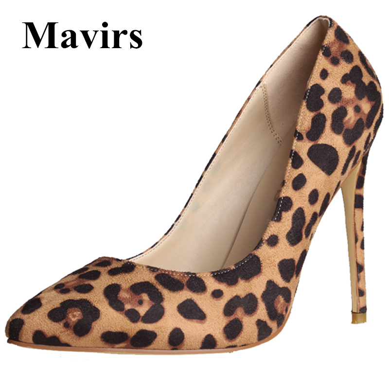 2020 Brand New Luxury Design Leopard Extreme High Heels Woman Pumps Plus Size Stiletto Wedding Shoes Pointed Toe