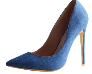 MAVIRS 2020 Summer Brand New Denim Pointed Toe High Heels Women Pumps Footwear Stiletto Party Dress Shoes Sapato Feminino