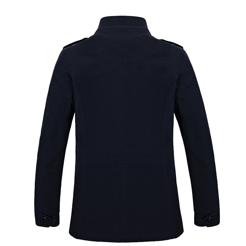 HOT 2020 new men's fashion high quality spring and autumn cotton Solid color men jacket coat men dress large size L-6XL 135 - Image 4