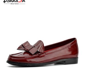 Donna-in 2020 New Summer Unique bowknot Women Casual Round head Oxford Shoes  Comfortable Flats