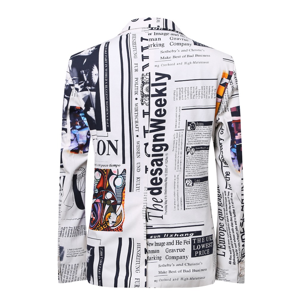 2020 New Arrival Luxury Men Blazer Suit Slim Fit Costume Homme 3D Print Blazer Men Casual Business Dress Blazer Masculino - Image 3