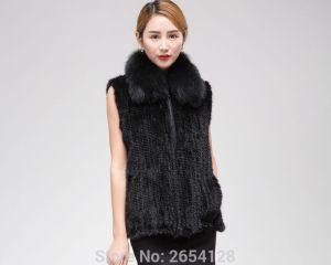 Real mink fox collar dress thickening increase L-5XL multi code optional fox fur mink wool clothes  Winter women's jacket