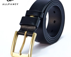Men's casual belts 3.8cm wide made of genuine cowskin belt pure copper pin buckles design brand head layer cowhide retro belt