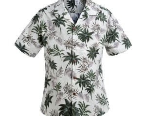 Cotton Mens Floral Dress Shirts Hawaiian Large Cruise Tropical Luau Beach Hawaiia Shirt Party Palm Leisure Shirts Chemise Homme