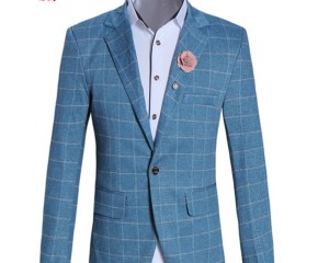 Men Casual Blazer Suit High Quality Slim Fit Wedding Suits Jacket Brand Plus Size M-5XL Cotton Business Party Dress Blazer F2297