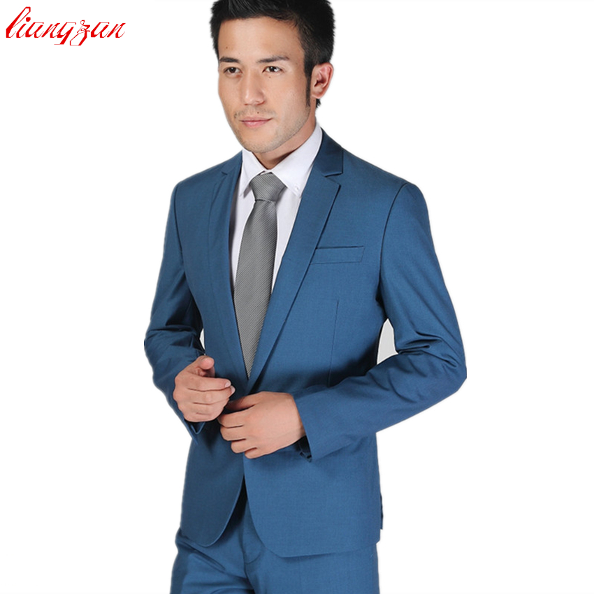 (Jacket+Pant+Tie) Men Wedding Suit Sets Tuxedo Formal Fashion Slim Fit Business Dress Suits Blazer Brand Party Masculino Suits - Image 3