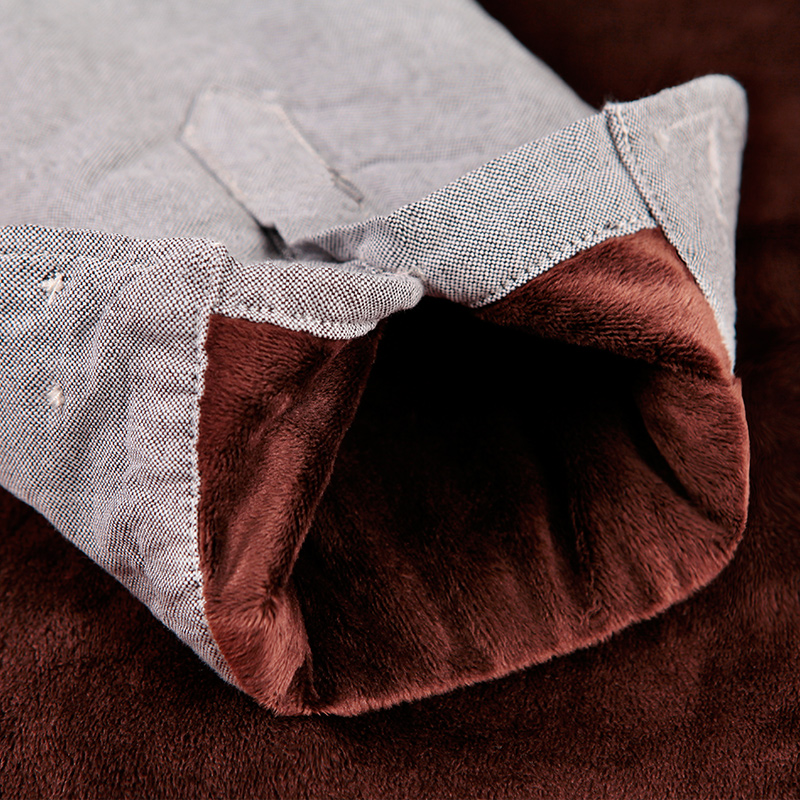 Langmeng super warm winter mens casual shirt striped dress shirt men solid color brand long sleeve oxford shirt camisa masculina - Image 6