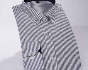 Men's Oxford Shirts High Quality casual stripe shirt long sleeve Slim Fit Tops men Wear Brand leisure cotton Summer dress 5XL