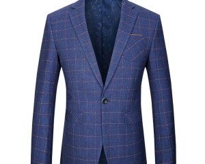 2020 new arrival Italian style of men's wool Polyester viscose grid casual blazers Wedding dress free shipping plus-size M-3XL