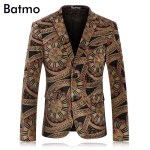 2020 new arrival of men's printed velveteen casual blazers jacket, Wedding dress free shipping plus-size M-4XL K15335