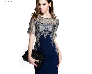 ElaCentelha Brand Dress Summer Women High Quality Embroidery Patchwork Hollow Out Dress Casual Short Sleeve Slim Women's Dresses