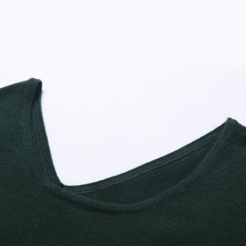 Adohon 2020 Fashion Women Dresses and Pullovers Sueter Femme Winter Tricot Knitted Cashmere Wool Vneck Oversized Cheap - Image 4