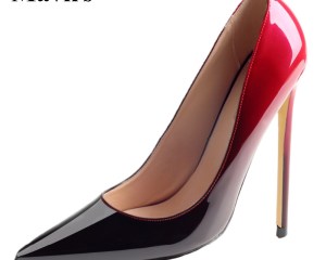 MAVIRS 2020 NEW Fashion Patent Leather Suede Pointed Toe High Heels Ladies Pumps Thin Heels  Party Dress Stiletto Shoes Female