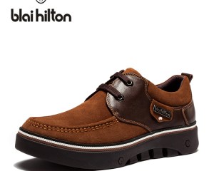 Blaibilton Patchwork Classic 100% Genuine Leather Luxury Oxfords Men Shoes Fashion Stripe Platform Mens Shoes Casual Designer