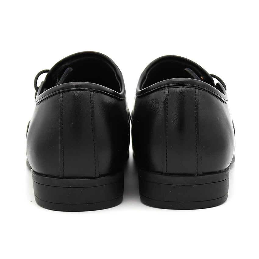 BIMUDUIYU Big Size 6.5-12 New Fashion Men Wedding Dress Shoes Black Shoes Round Toe Flat Business British Lace-up Men's shoes - Image 5