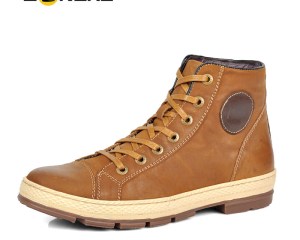 SERENE 2020 Men Boots Leather Lace-Up Men Fashion Shoes Retro Design Boots Tooling Boots Casual Botas Plus Size Warm Winter Boot