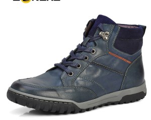 SERENE Brand Men Boots Plus Size 39~46 Leather Ankle Boots Lace-Up Casuals Top Quality Cow Boots Russian Style Winter Men Shoes