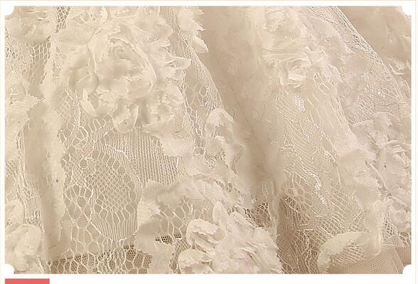 Baby Girls Pageant Formal Dresses 2020 Pearl Collar Big Bow Infant Girls Princess Tutu Dress Gauze Kids Birthday Wedding Dresses - Image 5