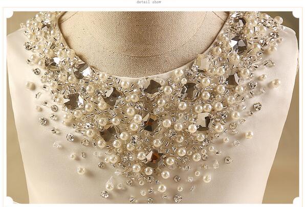 Baby Girls Pageant Formal Dresses 2020 Pearl Collar Big Bow Infant Girls Princess Tutu Dress Gauze Kids Birthday Wedding Dresses - Image 3