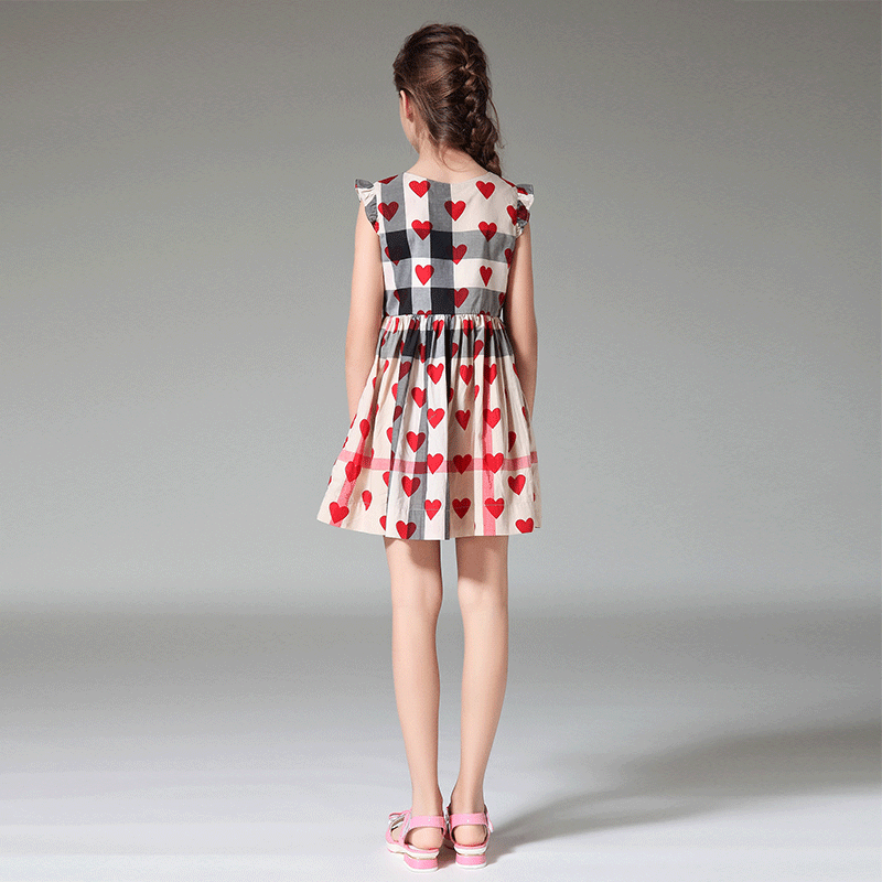 4-12 Y Kids Girls Dress for Children School Clothes Plaid Print Girls Dress for Party Cotton Lining Baby Girls Clothing 20V10 - Image 6