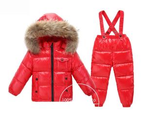 2020 Russia winter Christmas costumes for girls boys coats , 90% down jackets children's clothing for snow wear kids dresses