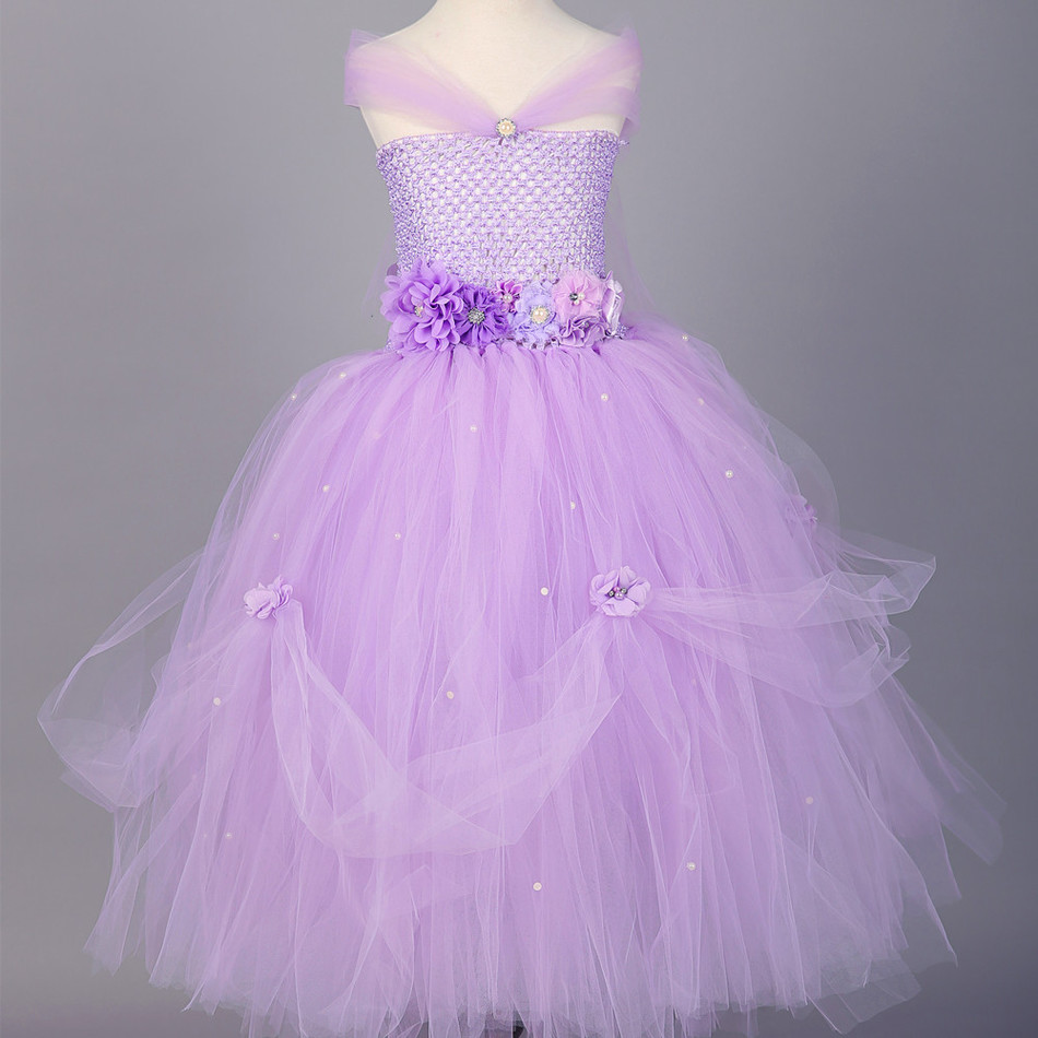 Girls Tutu Dress Tulle Princess Flower Girl Dresses Baby Kids Girls Party Pageant Bridesmaid Wedding Dress Ball Gown Robe Enfant - Image 7