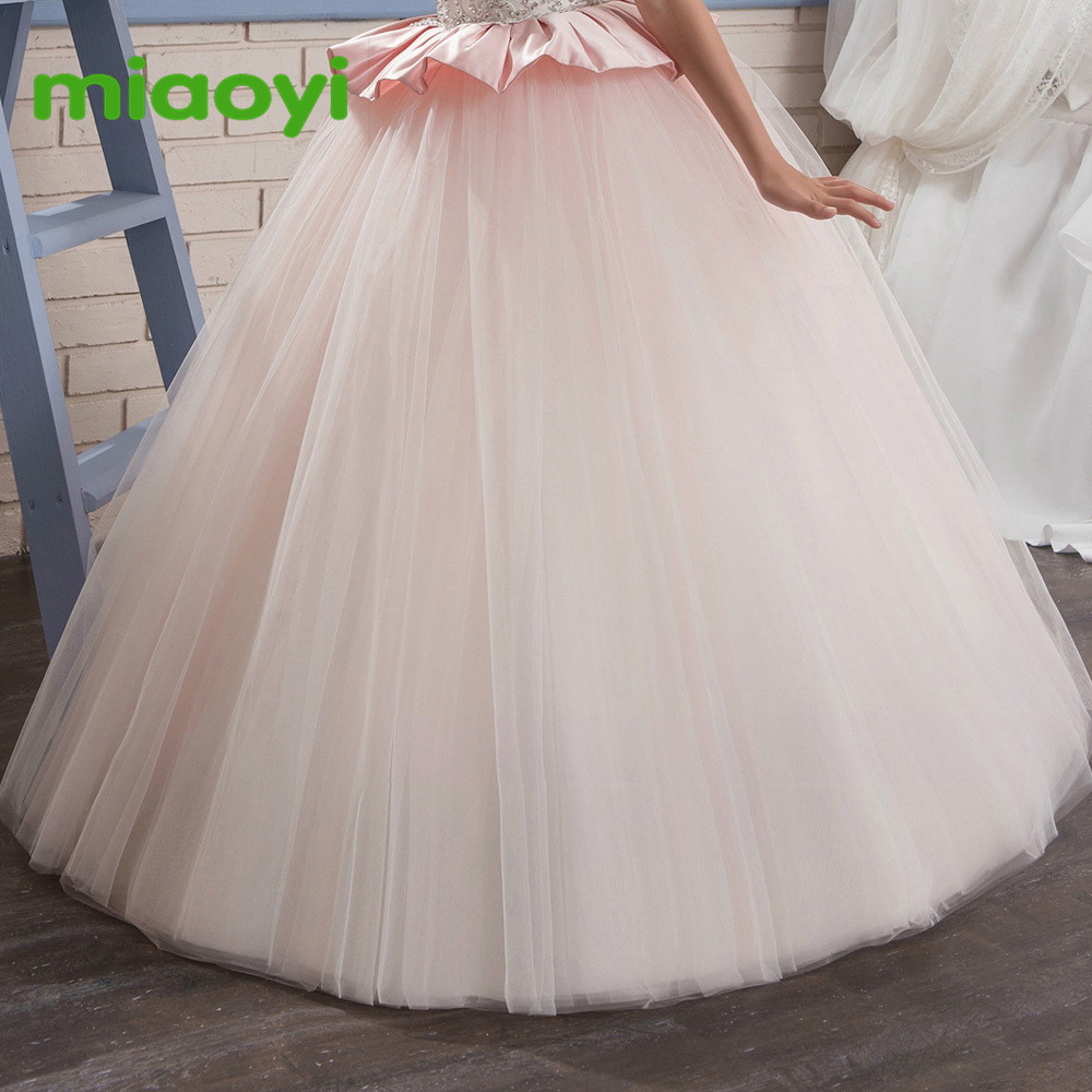 Flower Petal Girls Dresses Summer 2020children Princess Dresses For baby Print Girl Party Dress Kids Girls Clothes Wedding dress - Image 4