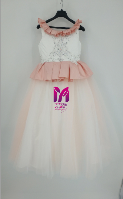 Flower Petal Girls Dresses Summer 2020children Princess Dresses For baby Print Girl Party Dress Kids Girls Clothes Wedding dress - Image 5