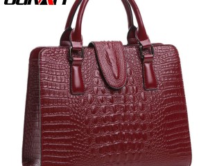 OGRAFF Genuine Leather Bags Female Crocodile Leather Women Shoulder Bags Handbags Female Luxury Handbags Women Bags Designer Bag
