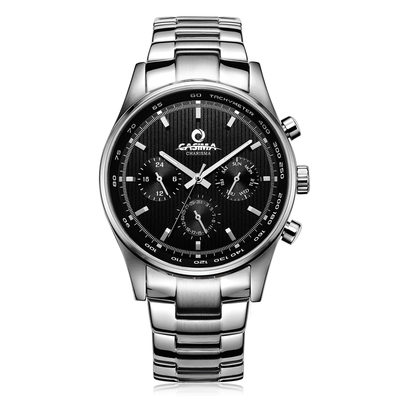 Luxury brand watches men Business classic dress quartz wirst watch mens erkek kol saati waterproof #CASIMA 5114