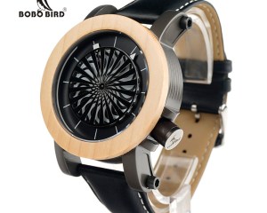 BOBO BIRD M07 Antique Kinetic Art Mechanical Watch Luxury Brand For Men With Skeleton hollow-out design Waterproof With Wood Box