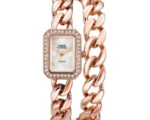 Fashion and Leisure Ladies Gift Watch G&D Stainless Steel Bracelet Watch Jewelry Quartz Watch Japanese Movement