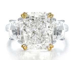 Wong Rain Luxury 925 Sterling Silver Crushed Ice Cut 13CT G Color Sapphire Gemstone Engagement Ring Fine Jewelry Gifts Wholesale