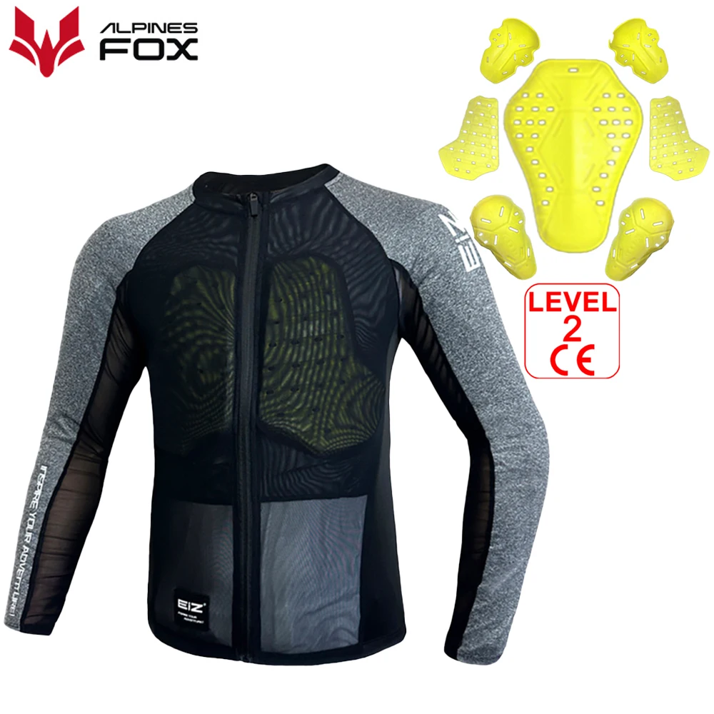 Men's Motorcycle Jacket Summer Breathable Motocross Body Armor Elastic Rider Racing Jacket Clothing CE Certified Protector Gear