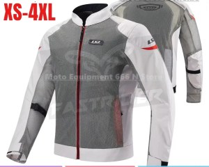 LS2 Motorcycle Jacket Moto Racing Riding Clothing Armor MJ127 Summer Breathable Men Women Motocross Soft Armor CE Certified