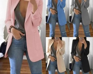 European And American Women Fashion Casual Suit Slim Fit Cardigan Oversized Women s Suit Coat 2023 Ladies Jacket Blazer