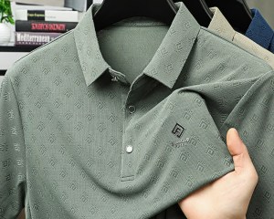 BROWON Brand 2025 Elegant T Shirt Men Over Size Thin Cool Smart Casual Short Sleeve Graphic Tops Tee Men T-shirts Summer