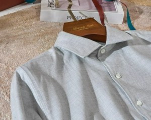 Italian LP old money wind grinding 25 spring and autumn elegant business casual long-sleeved shirt