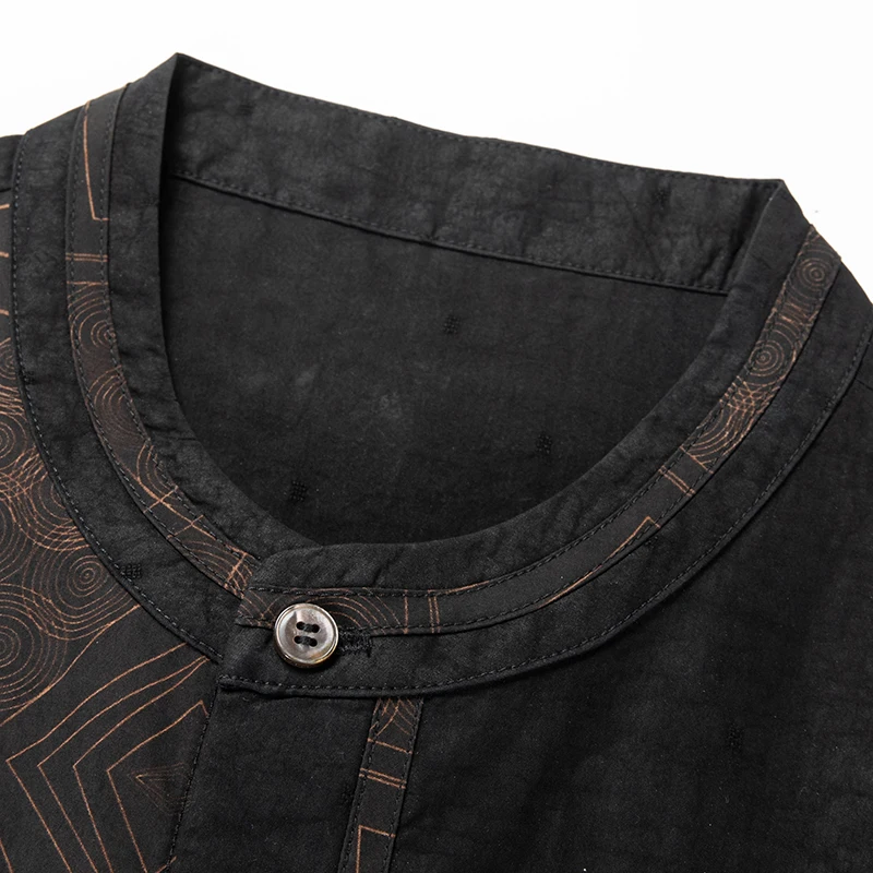 Mulberry Silk 100% Shirts For Men Short Sleeve Pocket Designer Summer Quality Gambiered Canton Gauze Luxurious Camisas De Hombre - Image 2