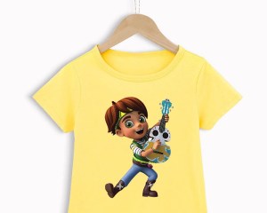 Novelty Design Boys T Shirts Anime Cartoon Santiago Print Boy Clothes Toddler T-Shirt Cute Children'S Clothing Tshirt Tops